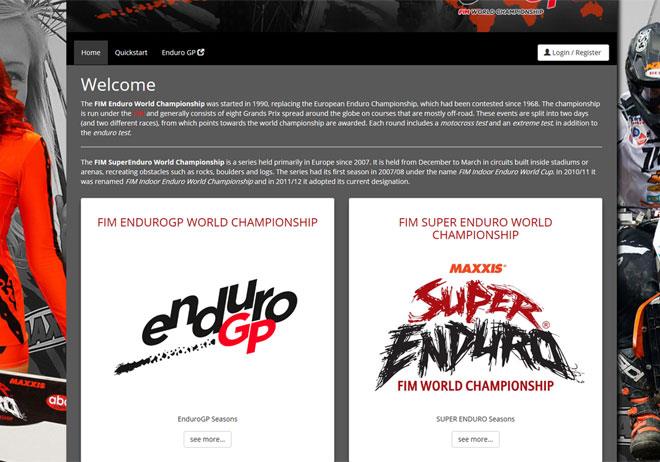 EnduroGP World Championship Registration System