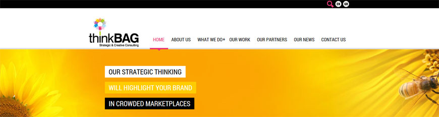 Η καινούργια ιστοσελίδα της εταιρείας ThinkBag